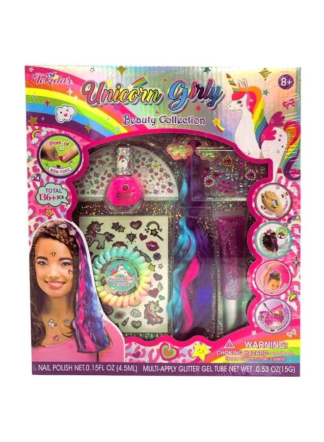 Glitz - Unicorn Girly Beauty W/ Nail Playing