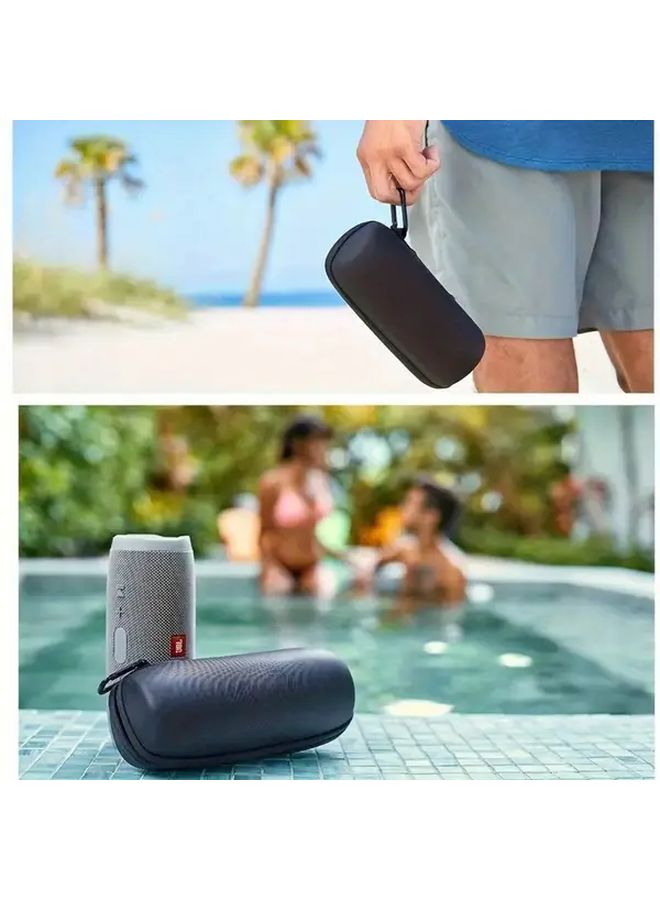Black Shockproof Protective Carrying Case For Portable Wireless Speakers With Handle - Image 3