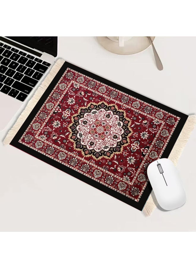 Generic - Tassel Mouse Pad Best-selling Gift Hair Whisker Mouse Pad Felt Row Whisker Environmentally Friendly Rubber Mouse Pad-Colour:Other Styles And Customization-Pattern:ZY-LS-012 - Image 1
