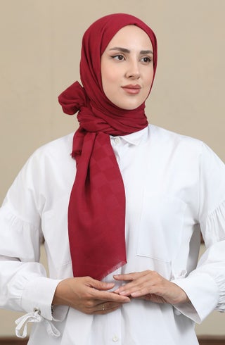 Cotton Jacquard Shawl 2071-04 Claret Red - pzsku/Z352BB8580A6A2F4F0271Z/45/_/1738060414/52a7599d-9115-41ea-bdd9-c001259e6cf1