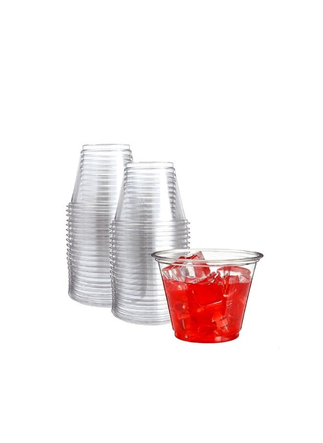 SNH Packing - Plastic Juice Cup 8 Ounce Clear 25 Pieces - Image 1