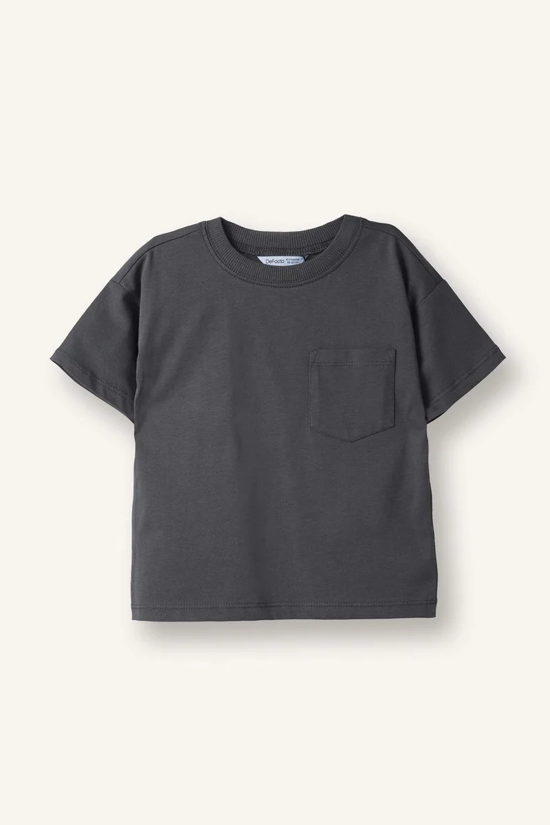 ديفاكتو Baby Boy Regular Fit Short Sleeve T-Shirt