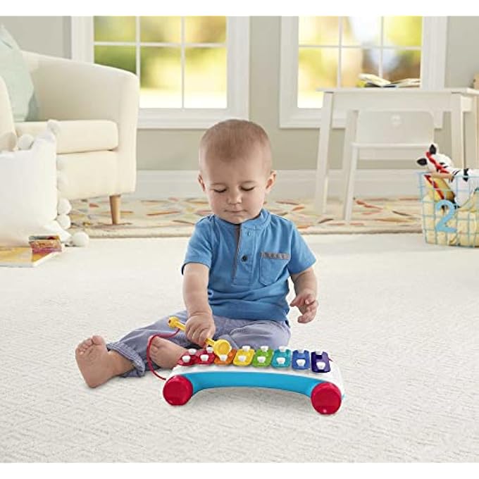 CLASSIC XYLOPHONE, TODDLER MUSICAL INSTRUMENT PULL TOY - Image 2