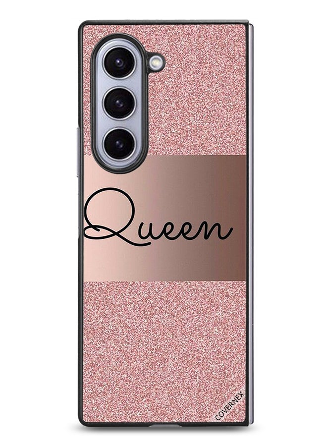 Covernex Samsung Galaxy Z Fold6 Protective Case Cover Queen Glitters Background - Image 1
