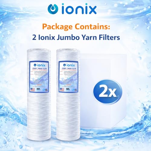 IONIX Jumbo Thread Filters, Jumbo Size Thread Filter for Whole House Water Filters, Over Head Tank Filters (2) - Image 5