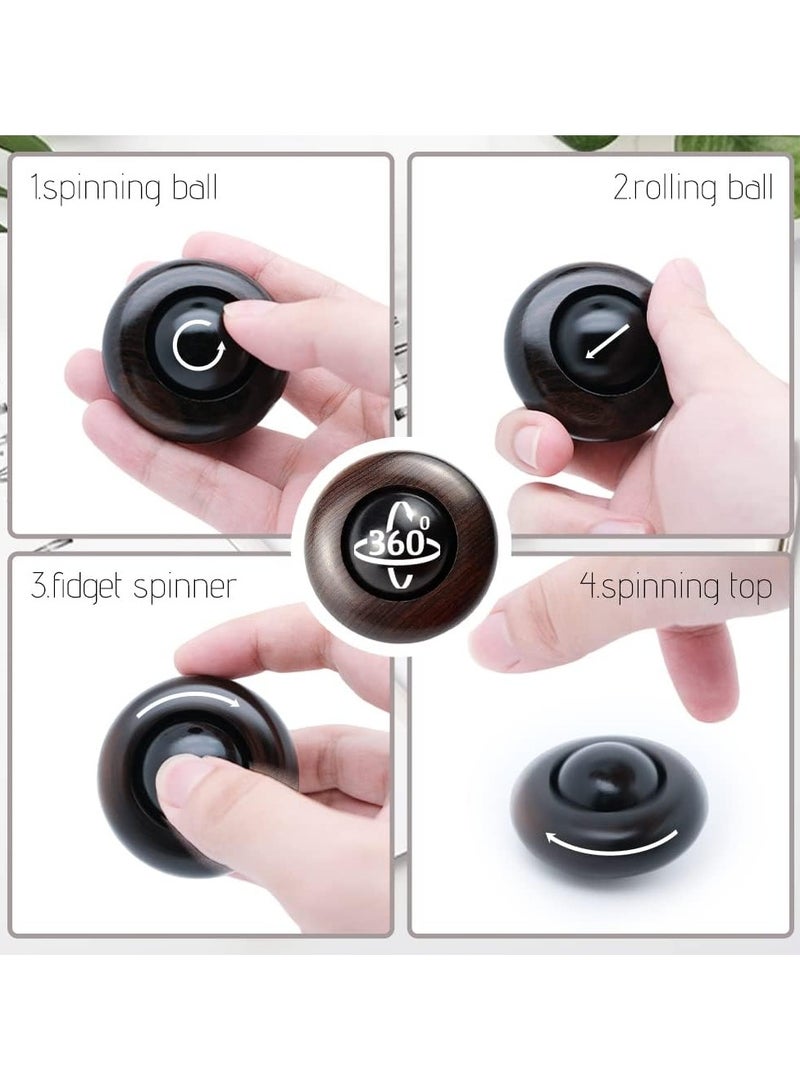 Mr. Penda 1 Pack Fidget Toys for Adults, Wooden Stress Relief Toy, Portable Figette Toys Adults Fidgets for Anxiety and Stress Balls, Quiet Fidget Cube Desk Toys for Office  - Image 4