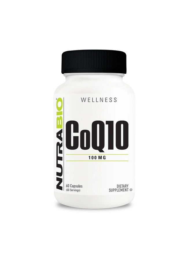 نوترا بايو مكمل غذائي NutraBio CoQ10، وظائف القلب الصحية وإنتاج الطاقة الخلوية، 100 مجم - 60 كبسولة