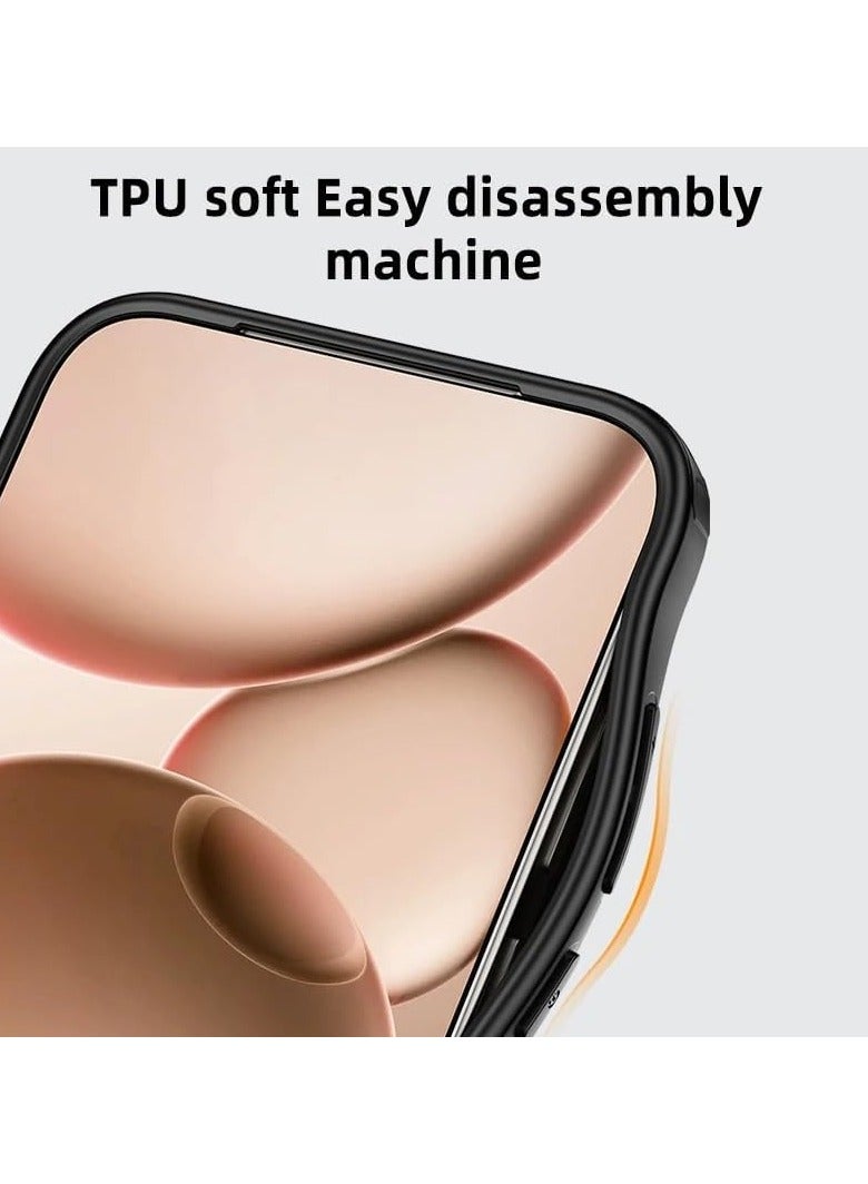 Magnetic Transparent Case Compatible OPPO Find X9 Pro Protective Case with Wireless Charging, Quad Corner Airbag Shockproof and Drop-proof Case Protective Cover - Image 5