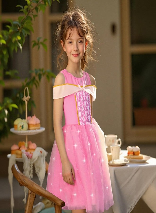 Meland Princess Dress Up - Princess Dresses for Girls with Princess Toys, Dress Up Clothes for Little Girls Pretend Play - Image 4