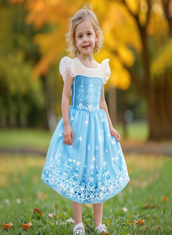 Meland Princess Dress Up - Princess Dresses for Girls with Princess Toys, Dress Up Clothes for Little Girls Pretend Play - Image 3