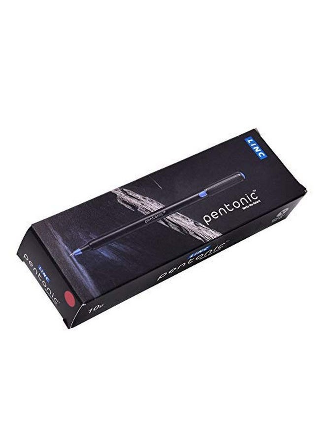 Pentonic 0.7 Mm Ball Point Pen Box Pack | Black Body | Red Ink | Set Of 10 Pens X 2 Packs  - Image 4