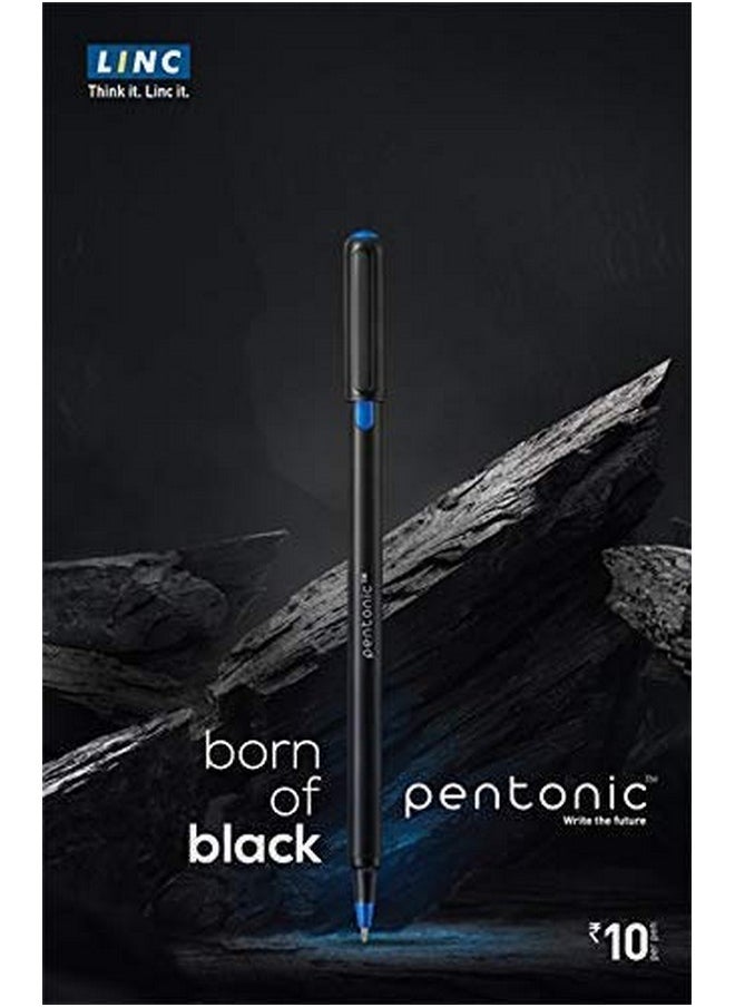 Pentonic 0.7 Mm Ball Point Pen Box Pack | Black Body | Red Ink | Set Of 10 Pens X 2 Packs  - Image 5