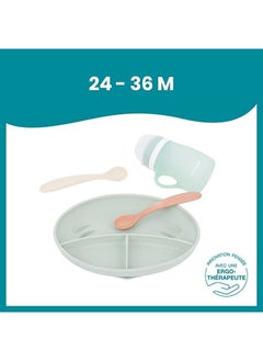 babymoov Grow Isy Silicone Feeding Set For Children Aged 24 - 36 Months , Bpa - Free, Ergonomic Design , Non - Slip Base, Microwave And Dishwasher Safe  - Image 4