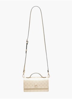 Le Confort Women Monogram Detail Crossbody Bag with Detachable Strap and Magnetic Closure Ramadan Collection  - Image 2