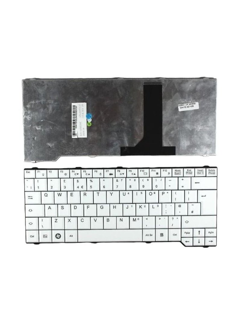 Generic Laptop keyboard for Fujitsu Amilo Pa 3515 Pa3515 Pa 3553 Pa3553 Sa 3650 Sa3650 Esprimo Mobile V6505 V6545 6555 White 