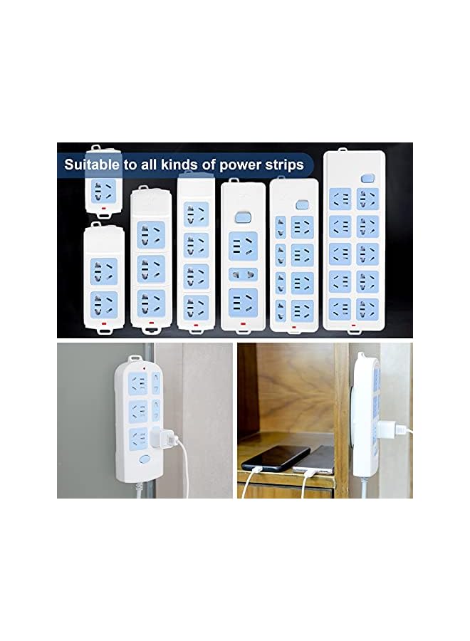 promass Power Strip Holder, 5 Pack Self Adhesive Power Strip Mount, Surge Protector Mount Punch Free Cable Management System - Image 5