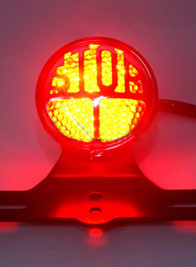 NIBEMINENT License Plate Brake Tail Light For Motorcycle  - Image 2