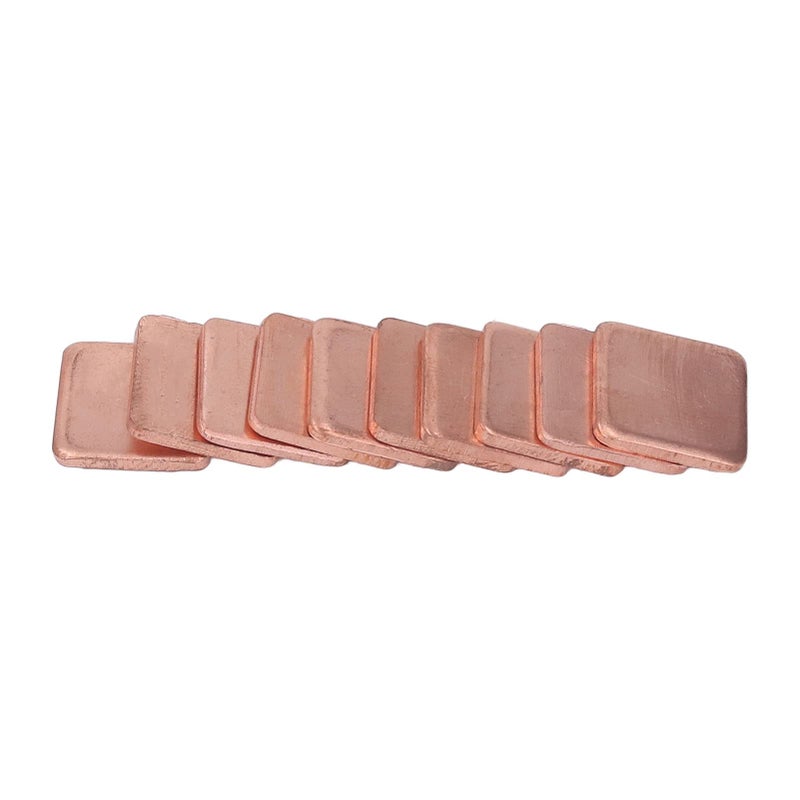1 8mm Thick Copper Heat Sink 15x15mm for VGA Efficient Cooling Electronic Component - Image 2