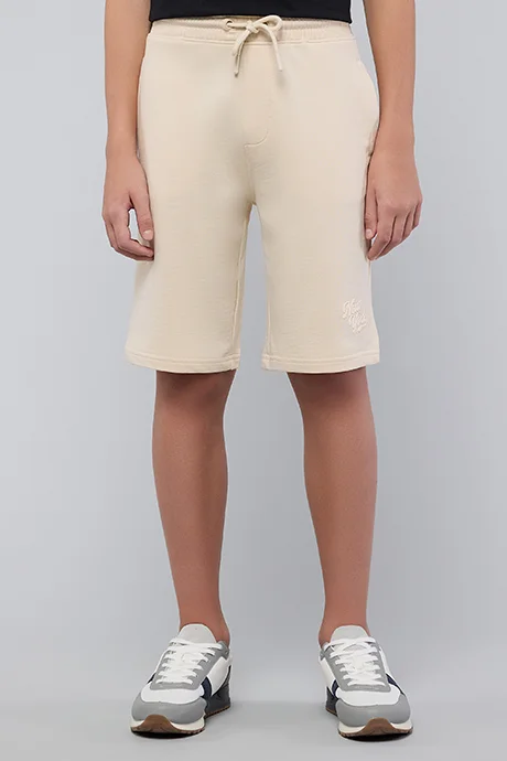 R&B Printed Shorts with Drawstring Waist