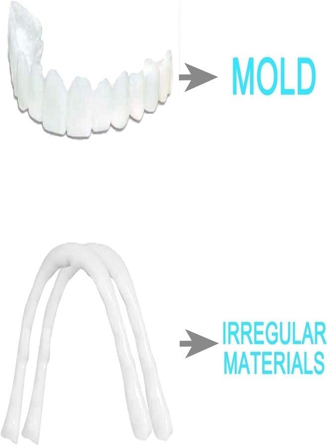 Bittern Snap-On Instant Perfect Smile Veneers Comfortable Flex Fit Dentures for Top & Bottom Teeth White Tooth Cosmetic Cover (1) - Image 2