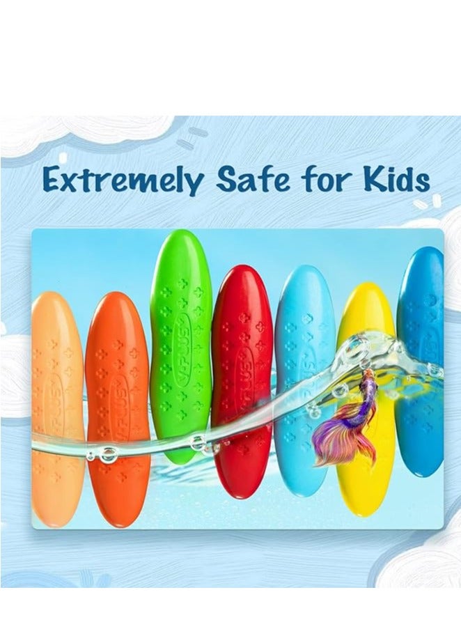 واي بلس أقلام تلوين الفول السوداني للأطفال 12 لونًا، أقلام تلوين للأطفال الصغار قابلة للغسل، أقلام تلوين للأطفال غير سامة للأعمار 24 13 48 مستلزمات فنية للتلوين - Image 2