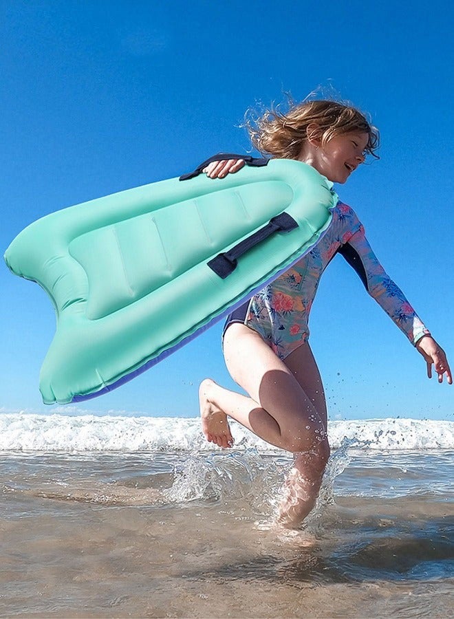 DURKU Inflatable Surf Board for Kids, Lightweight Wave Rider with Handles, Anti-skid Design, Safe Swimming Mat for Beach and Water Activities - Image 2