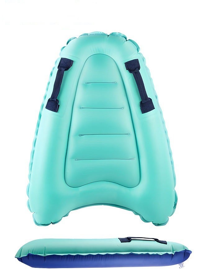 DURKU Inflatable Surf Board for Kids, Lightweight Wave Rider with Handles, Anti-skid Design, Safe Swimming Mat for Beach and Water Activities - Image 1