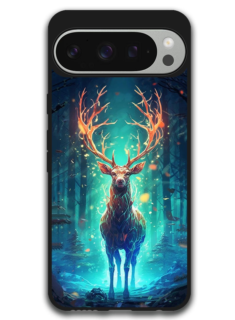 Theodor Protective Case Anti Scratch Shock Proof Bumper Cover For Google Pixel 9 Pro XL Deer 5 - Image 1