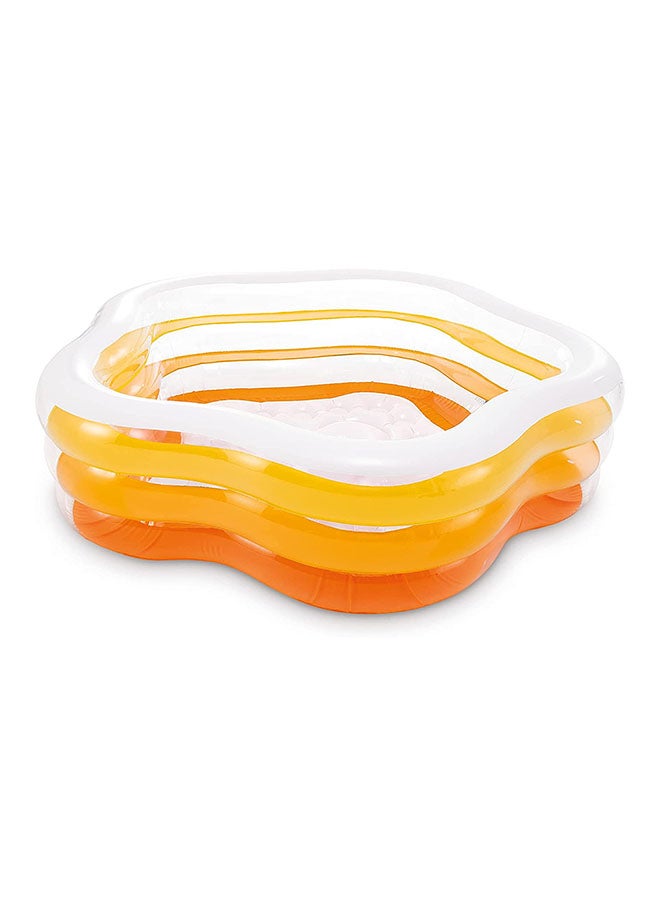 INTEX Swimming Pool For Kids Inflatable Foldable Portable Lightweight Swimming Pool  Assorted 185x180x53cm - Image 2