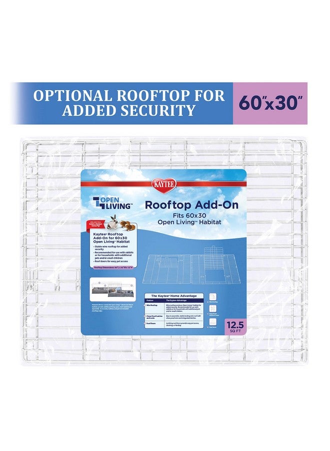 كايتي إضافة على السطح لموئل الأرانب أو خنازير غينيا من Kaytee، مقاس 60 × 30 بوصة - Image 2