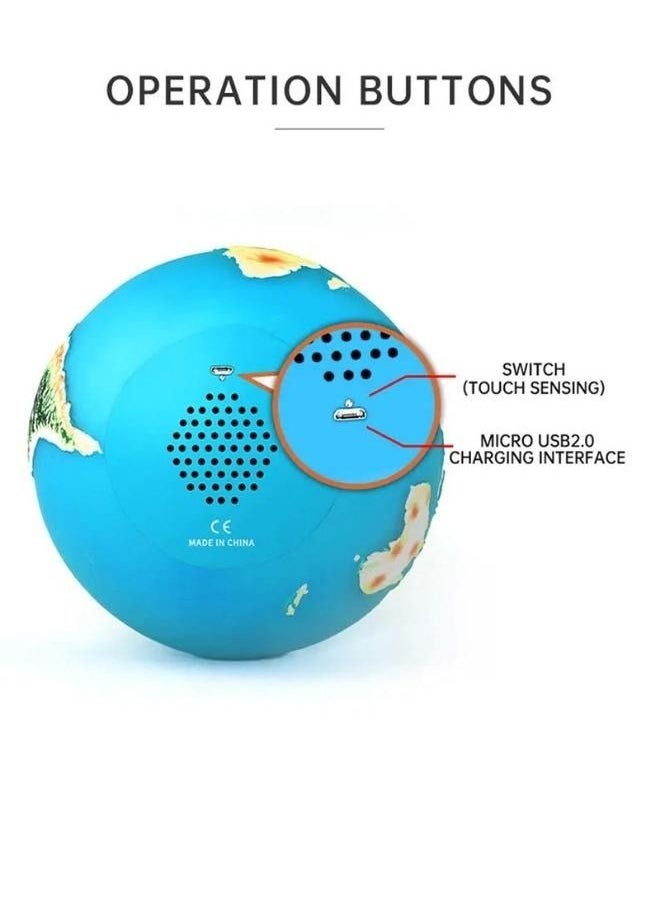 SQ-172 Earth Lamp Bluetooth Quran Speaker Portable Touch Control App Control Remote Control Wireless Quran Player Night Light