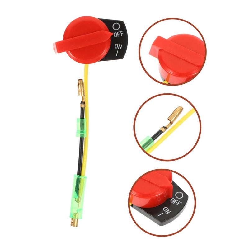 6pcs Garden Tractor Off Switch Stop Durable Plastic Construction 11 50X2 50X0 40CM Multi Color - Image 4