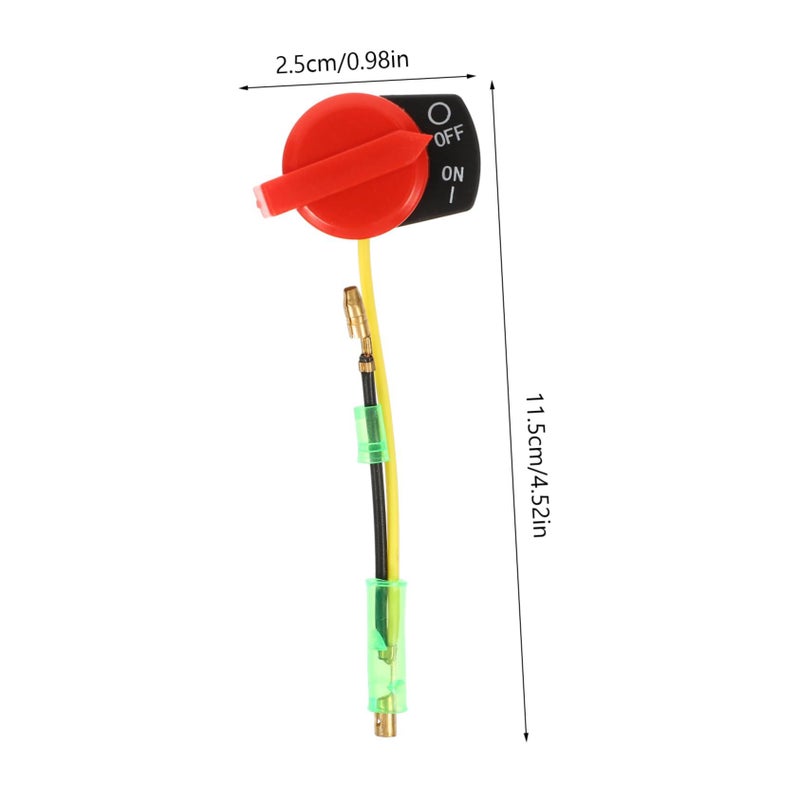 6pcs Garden Tractor Off Switch Stop Durable Plastic Construction 11 50X2 50X0 40CM Multi Color - Image 5