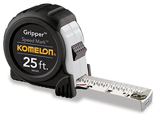 Komelon Usa Sm5425 25' X 1" White Speed Mark Tape Measure 4-Pack - Image 1