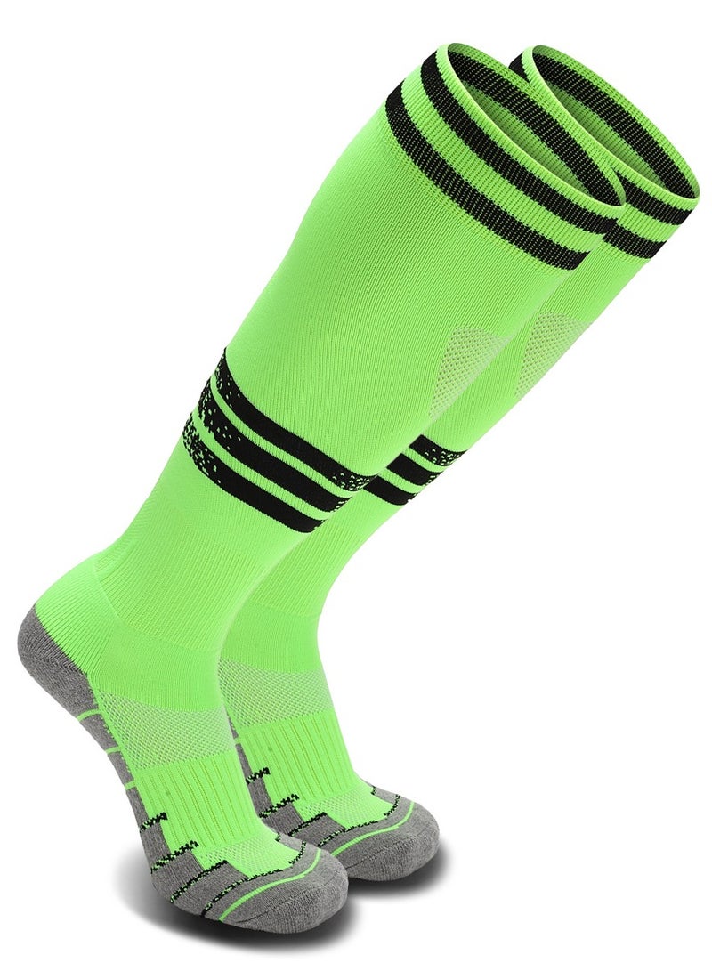 جناح السماء جوارب بيسبول رجالية وكرة قدم وكرة لينة وجوارب طويلة حتى الركبة للجنسين جوارب رياضية لكرة القدم 1/2/3/4 أزواج للشباب والبالغين والرجال والنساء - Image 1