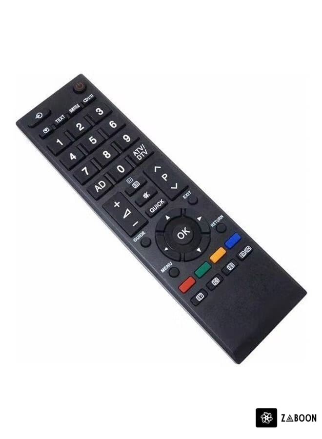 Zaboon Remote Control For Toshiba TV Black