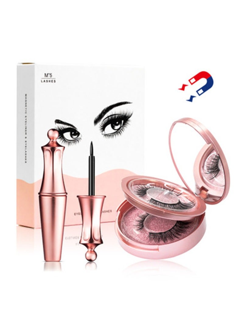 ORiTi 2 Pairs False Eyelashes And Liquid Eyeliner Set Black - AD811 - Image 4