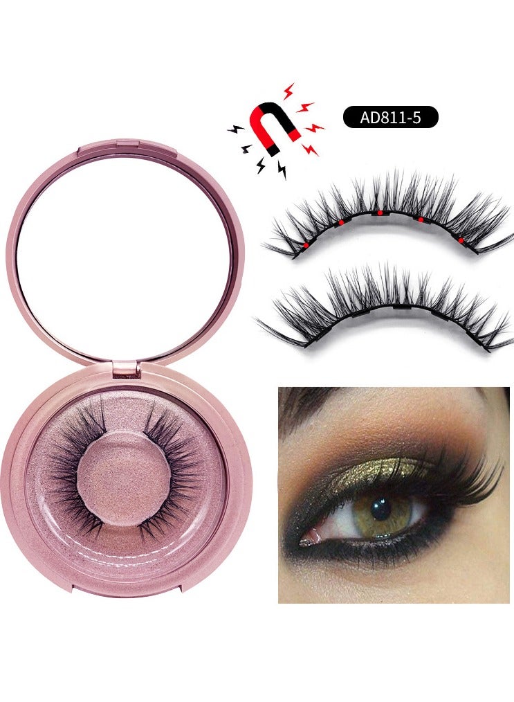 ORiTi 2 Pairs False Eyelashes And Liquid Eyeliner Set Black - AD811 - Image 1