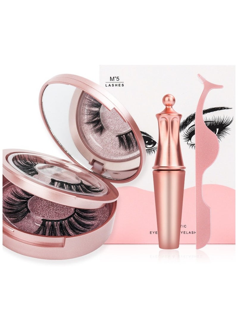 ORiTi 2 Pairs False Eyelashes And Liquid Eyeliner Set Black - AD811 - Image 3