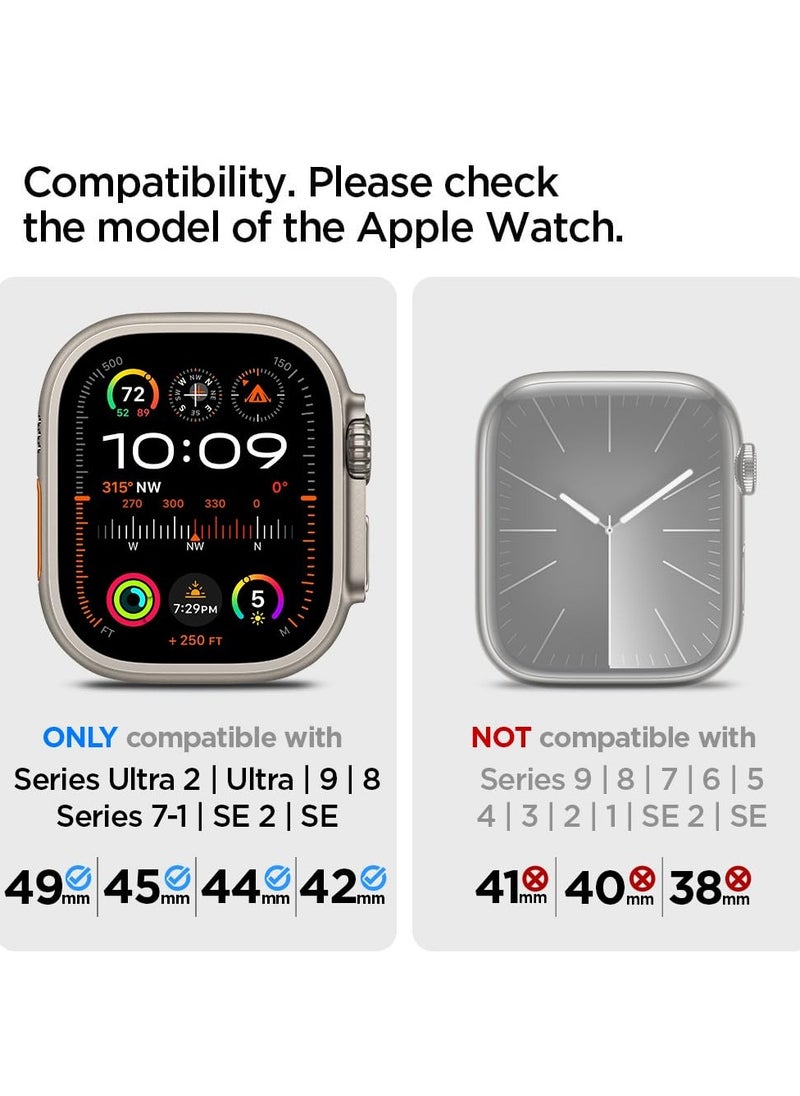 SYOSI - Designed for Apple Watch Band Adjustable Velcro Sport Solo Loop Band Strap for Apple Watch Ultra2 Apple Watch Ultra 49mm Series 9 8 SE27 6 SE 5 4 3 2 1 45mm 44mm 42mm Black - Image 1