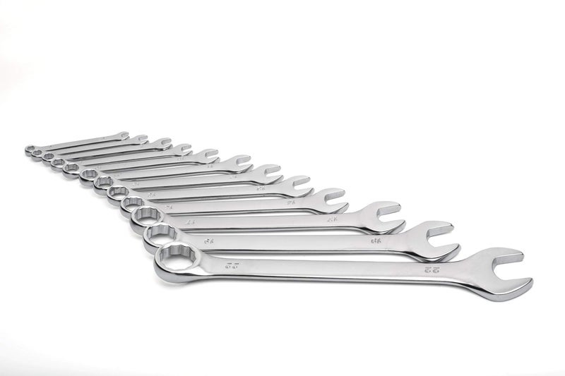ACHRO Open End 12 pcs Long Combination Spanner Set | Wrench Set/Spanner Set Tools Kit/Tools Kit for Home Use and Professional Spanners (12 Piece) - Image 3