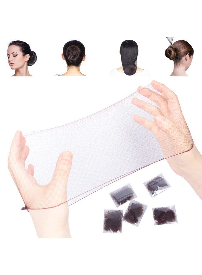 ويكين شبكة شعر ويكين، 30 قطعة، بني غامق، 22 بوصة، غير مرئية، قابلة للتنفس، قابلة للتمدد، خفيفة الوزن وقابلة لإعادة الاستخدام، للنساء، خدمة الطعام، النوم، كعكة الباليه، الشعر المستعار، العمل والمزيد - Image 1