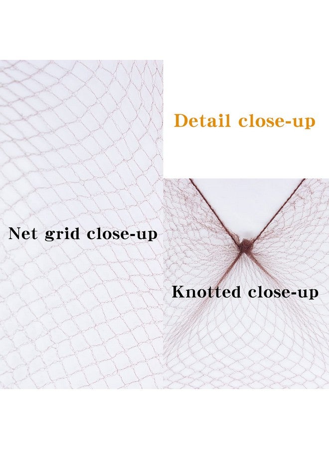 ويكين شبكة شعر ويكين، 30 قطعة، بني غامق، 22 بوصة، غير مرئية، قابلة للتنفس، قابلة للتمدد، خفيفة الوزن وقابلة لإعادة الاستخدام، للنساء، خدمة الطعام، النوم، كعكة الباليه، الشعر المستعار، العمل والمزيد - Image 3