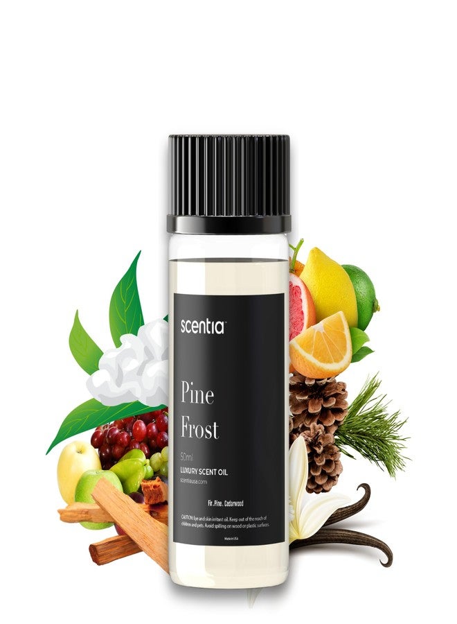 Scentia Pine Frost Essential Oil – 50 ml Christmas Diffuser Oil | Crisp Winter Blend with Fir, Pine, Citrus & Vanilla | Holiday Aromatherapy for Gifting, Candles & DIY Soaps - Image 1