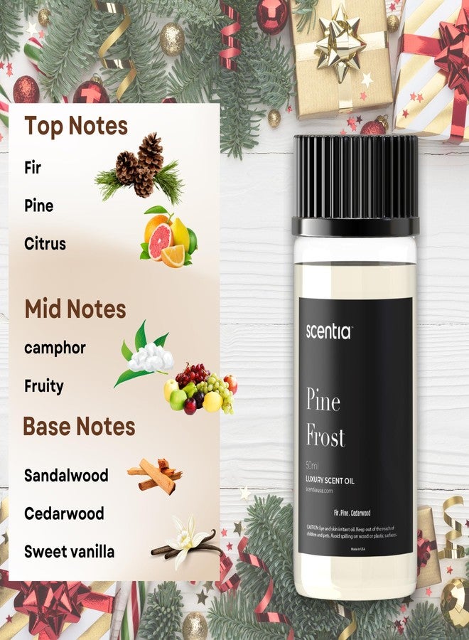 Scentia Pine Frost Essential Oil – 50 ml Christmas Diffuser Oil | Crisp Winter Blend with Fir, Pine, Citrus & Vanilla | Holiday Aromatherapy for Gifting, Candles & DIY Soaps - Image 2