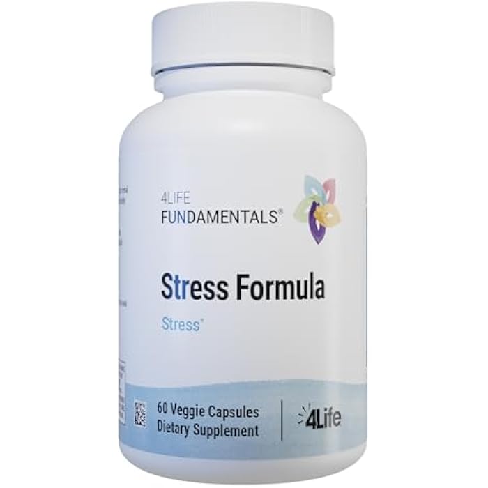 4Life Stress Formula, Dietary Supplement, Supports Nervous System and Sleep with Lemon Balm, Chamomile & Valerian Root, 60 Capsules - Image 1
