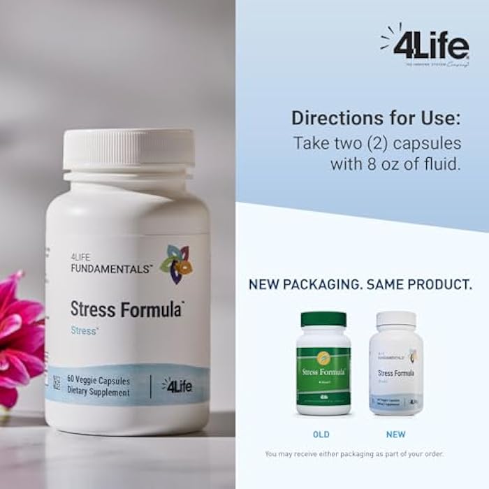 4Life Stress Formula, Dietary Supplement, Supports Nervous System and Sleep with Lemon Balm, Chamomile & Valerian Root, 60 Capsules - Image 5