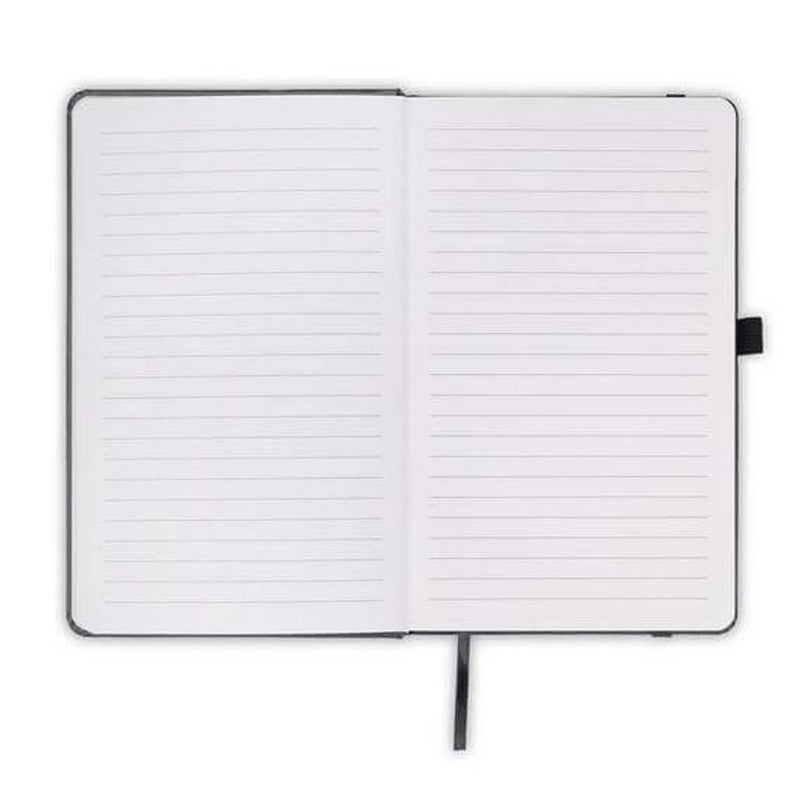 Santhome BARON Expanded A5 Hard Cover Notebook|288 Pages Premium Ruled Journal with Pen Loop, Paper Pocket & Elastic Closure|Smooth 80gsm Cream-White Paper|Professional Writing Diary for Work & Study - Image 3