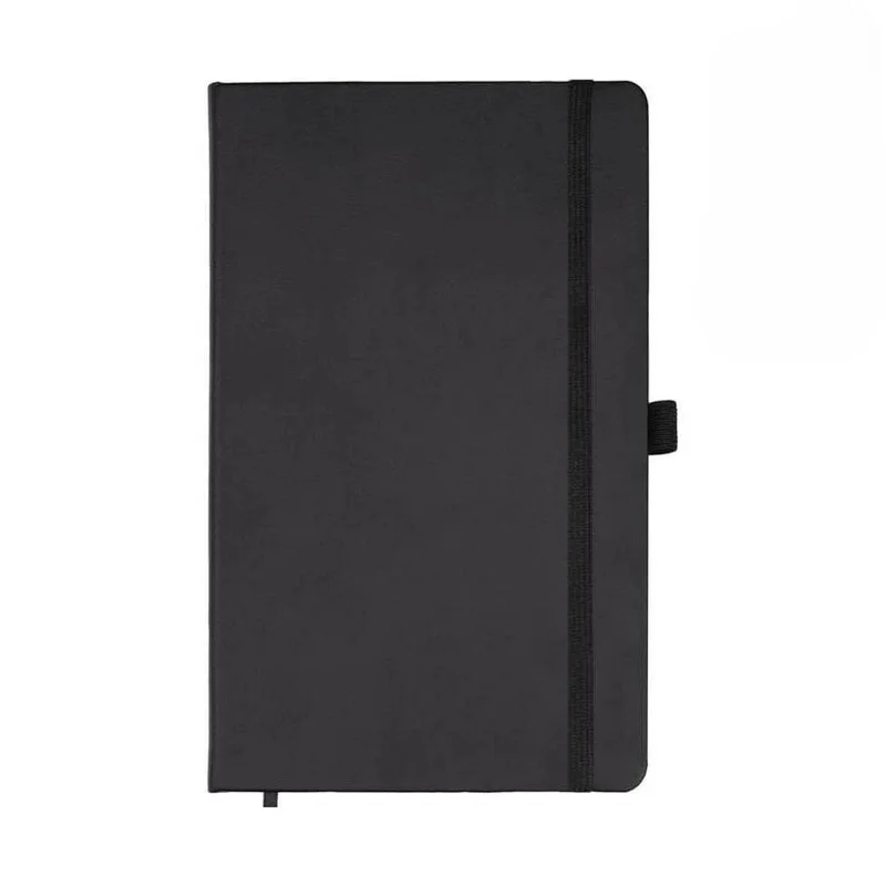 سانثوم Santhome BARON Expanded A5 Hard Cover Notebook|288 Pages Premium Ruled Journal with Pen Loop, Paper Pocket & Elastic Closure|Smooth 80gsm Cream-White Paper|Professional Writing Diary for Work & Study