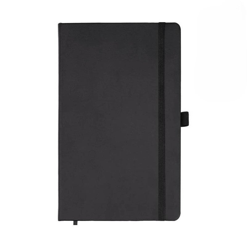 Santhome BARON Expanded A5 Hard Cover Notebook|288 Pages Premium Ruled Journal with Pen Loop, Paper Pocket & Elastic Closure|Smooth 80gsm Cream-White Paper|Professional Writing Diary for Work & Study - Image 1